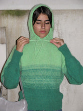 Ombre Greeness Hoodie Sweater